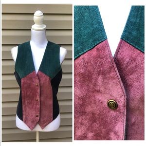 Vintage leather vest